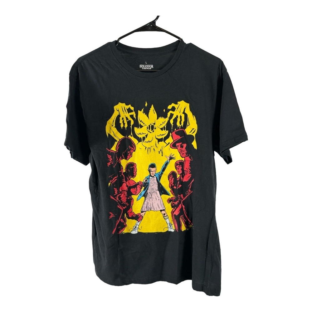 Stranger Things Eleven T Shirt Black Size Large Cotton LootCrate Collab